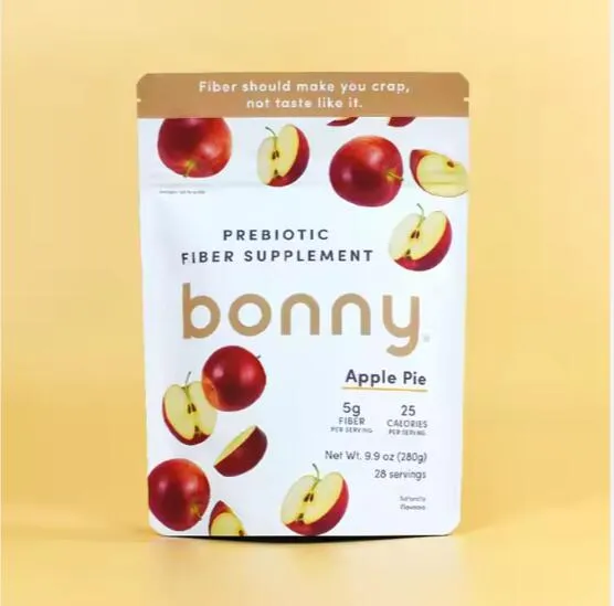 Екологична търговия на едро Doypack с цип за храна, закуска, ябълка, пластмасова чанта с многократно затваряне с цип, чанта със самостойка