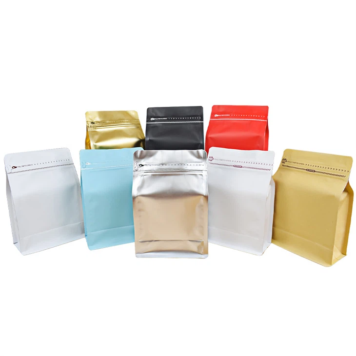 Изправени торбички с дегазиращ клапан